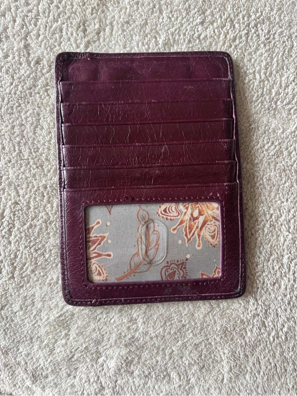 Purple Hobo Euroslide Wallet